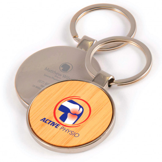 Promotional Bamboo Detailed Keyrings Main